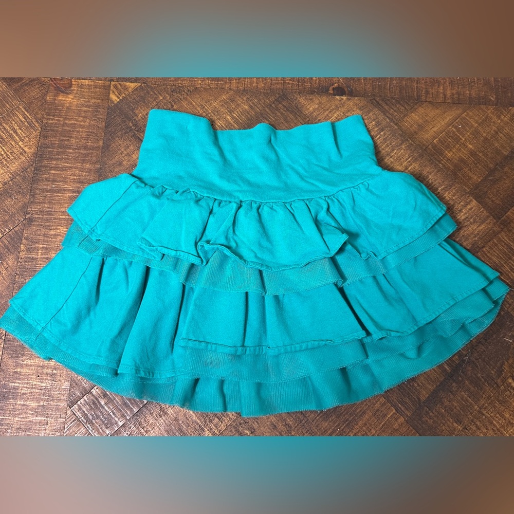 Gap Kids S (6/7) Teal Tiered Skirt